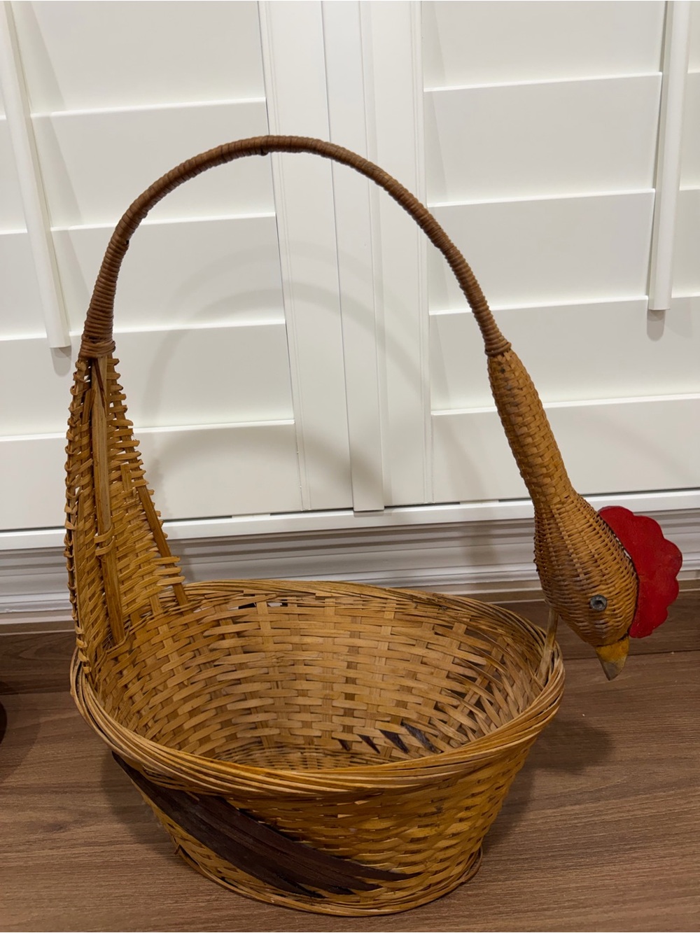 Wicker Chicken Basket